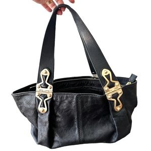 Beautiful Black Michael Kors purse! Gold hardware.